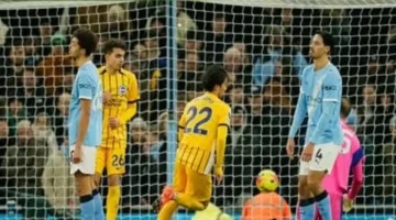 مواجهة قوية.. تعادل برايتون أمام مانشستر سيتي في الدوري الإنجليزي